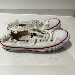 Converse Shoes Womens 9 Chuck Taylor All Star Shoreline Low Sneakers White